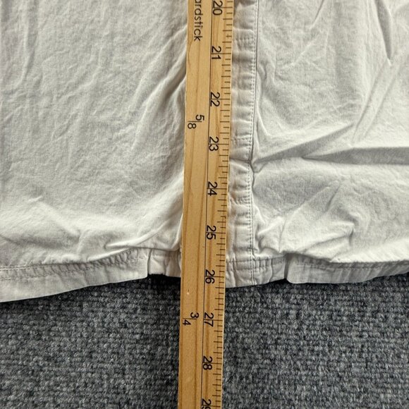 Quiksilver Loop Graphic Print All Cotton Camp Short Sleeve Medium White Casual - Picture 8 of 16